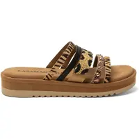 Lazamani Pantoletten Damen Multi Textilien