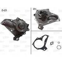Valeo Kühlmittelpumpe Wasserpumpe für TOYOTA RAV 4 I (SXA1) 506624