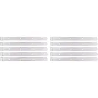 Alberts 845087 Ladenband, gerade, Abschluss abgerundet, galvanisch verzinkt, dickschichtpassiviert, Rolle Ø10 mm, Größe 400 x 30 mm, 10er Set