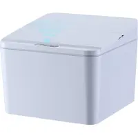 Decdeal 4L beruehrungslose Muelleimer Smart Induction Muelleimer Automatischer Muelleimer Infrarot-Bewegungssensor mit Deckel fuer Autokueche Badezimmer Buero Schlafzimmer