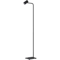 LINDBY Stehleuchte Sanad, Höhe 140 cm, schwarz, Metall, GU10