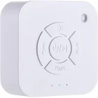 Lixada Mini-Schlafberuhigungsmaschine mit weissem Rauschen und 9 beruhigenden Geraeuschen, Atemlicht-Timer, Typ-C-Aufladung fuer Babys, Zuhause, Buero und Reisen