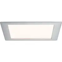 Paulmann Premium Einbauleuchten Set Panel eckig LED 1x15W 2700K 15VA 230V/350mA 210mm Alu gebürstet/Alu