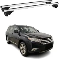Omac Dachträger für Toyota Highlander 2007-2013 Gepäckträger Grundträger Alu Silber