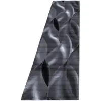 KADIMA DESIGN Teppich Waschbar Abstrakt Modern Strapazierfähig Esszimmer Flur Läufer Schwarz 80x300 cm OEKO-TEX Schadstoffgeprüft – INN von