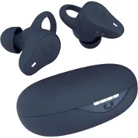 Fresh 'n Rebel Twins Move, kabellose In-Ear Bluetooth Sport Kopfhörer, Spritzwassergeschützt, Dual Master, Mit Mikrofon und klickbarer Taste und Lautstärkeregler, 30 Stunden Spielzeit (Steel Blue)
