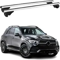 Omtec Dachträger Grundtäger für Mercedes GLE C167 2018-2025 75kg Alu Silber 2 tlg