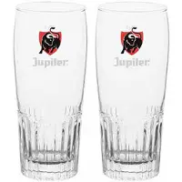BElgIAN BEER GLASSES Jupiler Bierglas 25cl 2er Geschenkset