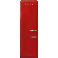 Smeg FAB32LRD6 Kühl- und Gefrierkombination Freistehend 331 l Rot