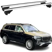 Omac Dachträger Grundtäger für Mercedes GLS X167 2020-2025 75kg Alu Silber 2 tlg