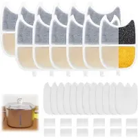 OEM Kattendrinkfonteinfilter-Set für 4L Kattendrinkbecken mit Schwamm