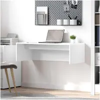 Markenlos Wandmontierter Tisch, 100 x 45 x 30 cm, Holzwerkstoff, für Home Office oder kleine Räume