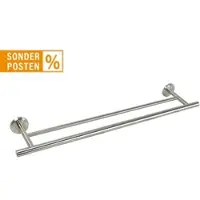 Stabilo Sanitär Badetuchhalter 69 cm Edelstahl matt gebürstet mit verdeckter Befestigung