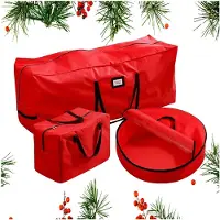 Markenlos Aufbewahrungstasche für Weihnachtsbaumschmuck und Festtagsdekoration
