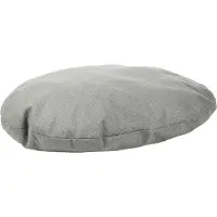 Flamingo Hundebett - Katzenbett - Baleno Oval Grau - 100 x 76 x 10 cm - Abnehmbarer Bezug