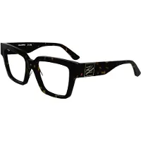 Karl Lagerfeld KL6196 Unisex-Brille inkl. Gläser Vollrand Quadratisch Acetat-Gestell 53/18/140, braun
