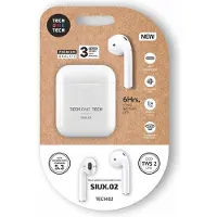Tech One Tech Siux.02 wireless bluetooth earphones, tws 2, 6 h, white