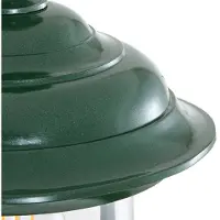LINDBY Clint Außenwandleuchte, IP44, grün, Aluminium, 42 cm - , Clint, dimmbar, Grün, für Balkon, Aluminium, Vintage