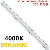 Alcapower COB Dynamic LED-Streifen 5m 24V 13W/m 4000K IP20 CRI90: Professionelle lineare Innenbeleuchtung mit hoher Farbwiedergabe.