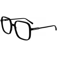 Karl Lagerfeld KL6192 Damen-Brille inkl. Gläser Vollrand Quadratisch Acetat-Gestell 55/19/140, schwarz