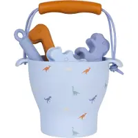 Swim Essentials Strandset - Silikon - 5 Teile - Multi Dino - - One Size - Sandspielzeug