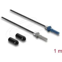 DeLOCK 91031, Schwarz, Grau, Blau, Multi-Modus, 100 cm, 1 Stück(e)