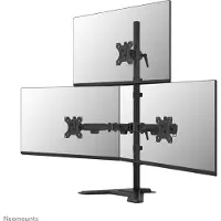 NeoMounts DS45-600BL2-1 Monitorständer für drei Bildschirme 10-32", Freistehend, 5 kg, 25,4 cm (10"), 81,3 cm (32"), 100 x 100 mm, Schwarz