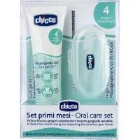 Chicco Baby Zahnpflegeset mit 30ml Zahnungsgel und Fingermuldenbürste