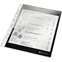 Leitz Prospekthülle 4770, DIN A4, oben offen, 100 Stück, glasklar, transparent