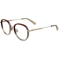 Longchamp Damen LO2168 772 Rahmen von BRILLEN Metall Gold Rund Normal