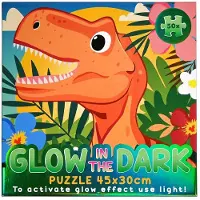 Wins Holland Glow in the Dark Puzzle Dino – 50 Teile.