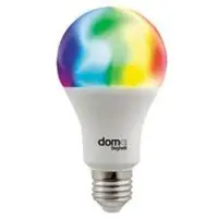 Beghelli Smart LED-Lampe mit WLAN, Modell "Goccia Dom-E", RGB+W, dynamische Beleuchtung, E27 Fassung - 14W - 2700 bis 6500°K - 1400 lm - 65x134h
