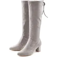 LASCANA Schlupfstiefel Schlupfboots, Slouchy Boots, Slip-On, grau Größe 35