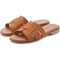 LASCANA Pantolette "Mule, Sandale, offener Schuh, Sommerschuh," aus hochwertigem Leder