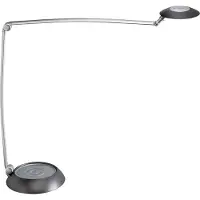 MAUL Tischleuchte MAULspace LED 4.000 K dimmbar Standfuß silber