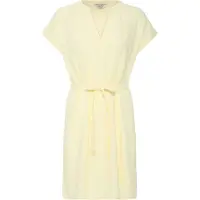 Oxmo Minikleid "Minikleid OXNInna Linen Mix Vneck"
