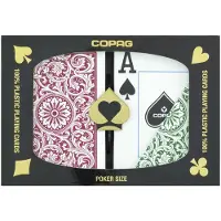Copag 130014588, 55 Stück(e), Burgund, Grün, Kunststoff, 3 Jahr(e), Junge/Mädchen, Erwachsene