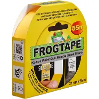 Frogtape Flachkreppband - Für empfindliche Untergründe - gelb 24 mm x 55 m
