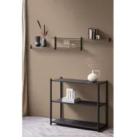 Gejst Nivo Regal H Schwarz Ask/Schwarz - , Schwarz, Holz