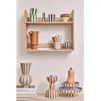 OYOY Toppu Gericht Caramel/Lavender - Living Design Living Design, Braun / Rost, für Küche, Stein