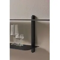 Gejst Nivo Regal Large H Schwarz Ask/Schwarz - , Schwarz, Holz