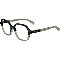Longchamp Donna LO2740 311 Rahmen von BRILLEN Acetato Verde Squadrata Normale