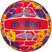 Molten Beachvolleyball V5B1300 blumen/rot