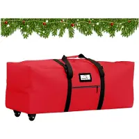 Markenlos Aufbewahrungstasche für Weihnachtsbaum – Tasche für künstliche Weihnachtsbäume, wasserdichter und staubdichter Behälter für Kränze, geeignet für Reisen und den Außenbereich