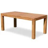 AK AS-S Wuchtiger Echt Teak Bigfuss Gartentisch 180x90 Holztisch Teaktisch Garten Tisch Holz