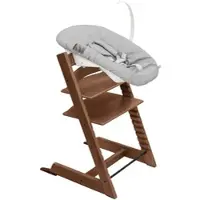 Stokke Tripp Trapp Bundle Treppenhochstuhl inkl. Newborn Set Light Grey, braun