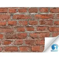 Living Walls Vliestapete "DesignDrop vorgeleimte Tapete Stein Mustertapete Rot Braun" matt strukturiert Vliestapete vorgekleistert 3D-Optik für Schlafzimmer Wohnzimmer Küche
