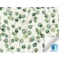 Living Walls Vliestapete "DesignDrop vorgeleimte Tapete Floral Mustertapete Weiß Grün" matt glatt florale Vliestapete vorgekleistert für Schlafzimmer Wohnzimmer Flur