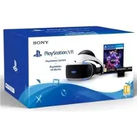 Sony PS4 Playstation VR + Playstation Kamera V2 + VR Worlds Spiel (Voucher) Starter-Paket