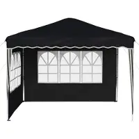 vidaXL Pop-up Partyzelt 288 x 288 x 245 cm Anthrazit Oxford-Stoff